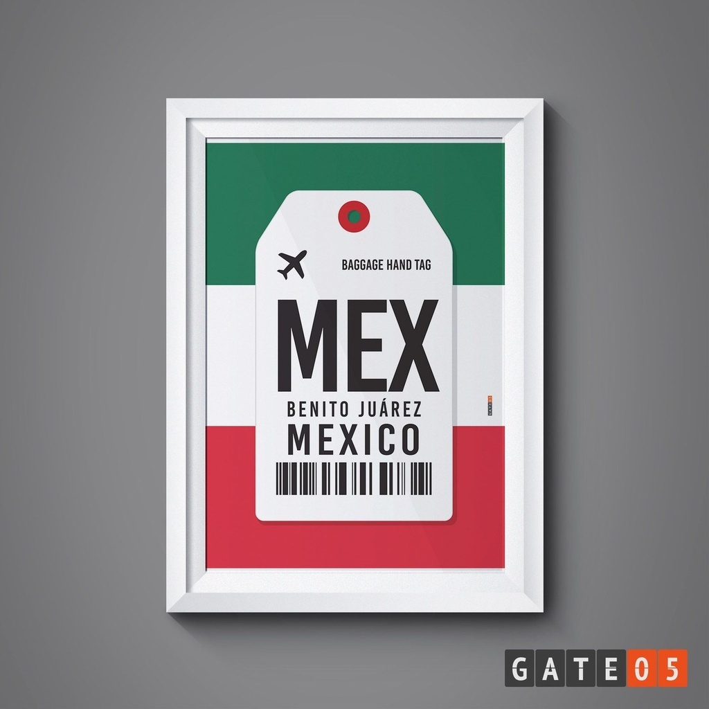 Pôster Aeroporto MEX - México - Benito Juárez