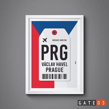 Pôster Aeroporto PRG - Praga, República Tchecha - Ruzyne