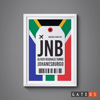 Pôster Aeroporto JNB -  Johanesburgo, África do Sul - Oliver Reginald Tambo