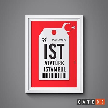 Pôster Aeroporto IST - Istambul, Turquia - ATATURK
