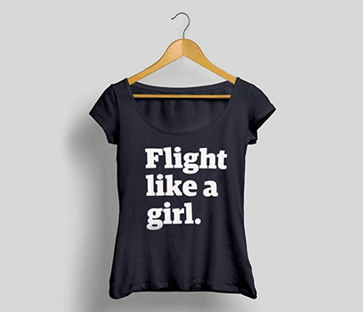 Camisa Feminina Flight like a Girl