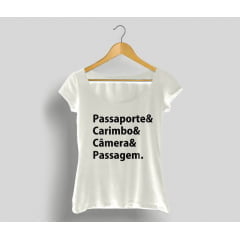 Camisa Feminina Viajantes Branca