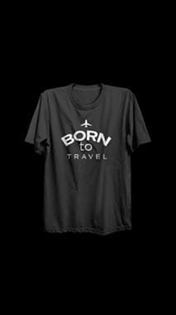 Camisa Unissex Born To Travel